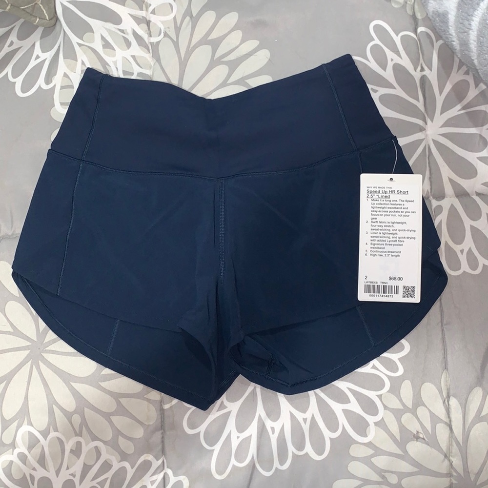 Lululemon Speed Up High Rise Short 2.5”